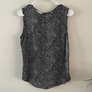 Equipment Silk Tank Top Shell Womens Small Black/Wht Feminine Casual Chic Basic - Picture 1 of 7
