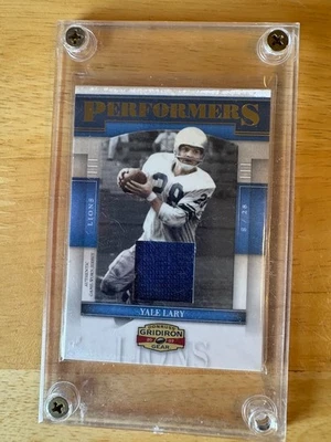 Yale Larry 2007 Donruss Gridiron Gear Performers Jersey #/235! - Image 1 of 2