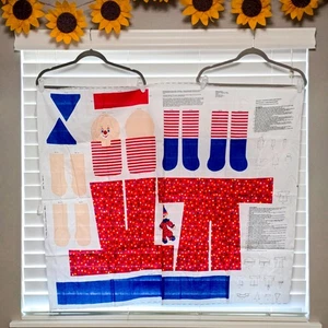 🤡 New Old Stock Chuckles Happy Face Clown DIY Plush Toy Panel V.I.P. - Picture 1 of 4