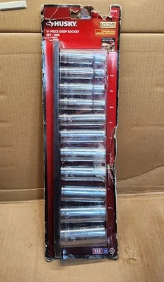⭐️NEW⭐️ HUSKY 1/2" SAE Deep Well 11pc Socket Set - Image 1 of 2