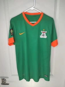 Nike Sambia Home 2013 Home Football/ Soccer L/S Rare Camiseta Size Medium  - Bild 1 von 7
