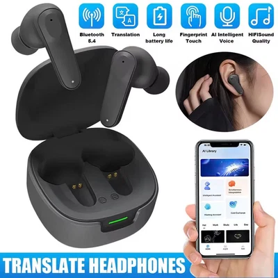 SELECTID AI übersetzer Ohrhörer 144 Sprachen Echtzeit übersetzer Kopfhörer Smart Voice