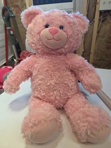 "Build A Bear piel rosa sin mimos y una adorable nariz de corazón ojos azules 16""" - Imagen 1 de 10