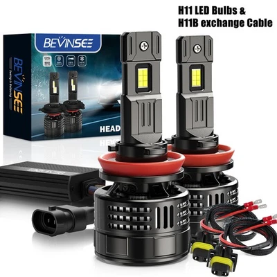 Ampoules LED Phare H11B 150W Super Lumineux pour Kia Sportage 2011-2016 Faisceau Bas - Photo 1/4