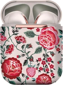 Cath Kidston Bluetooth Earbuds Headphones True Wireless Stereo Mic Strawberry - Picture 1 of 6