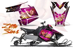 POLARIS RUSH PRO RMK 600/800 SLED SNOWMOBILE GRAPHICS KIT CREATORX WRAP LSP - Bild 1 von 1