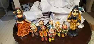 Disney Snow White & the 7 Dwarfs figs antique - Picture 1 of 11