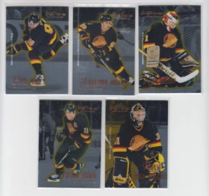 95/96 Pinnacle Select Certified Vancouver Canucks w/RC (5 Cards) Bure Hirsch + - Bild 1 von 2