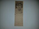 Andy Brown Dodgers 1925 Sporting News Cut Out Scrapbook Profile Card