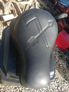 Harley Davidson Black Buddy Seat with Panhead Shovelhead - Picture 1 of 12