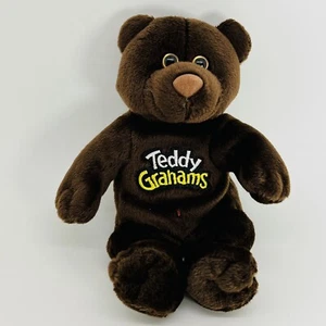 Teddy Grahams Bear Plush Stuffed Animal CHUNKY CHOCOLATE 7.5" - Picture 1 of 9