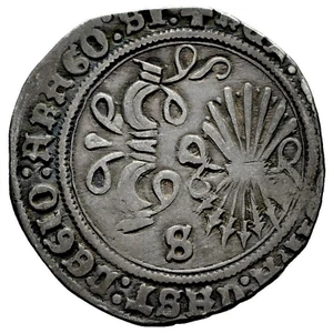 ► MEDIEVAL SPAIN • CATHOLIC KINGS ☆ 1 REAL • SEVILLA ☆ ISABELLA FERDINAND ☆C9988 - Picture 1 of 4