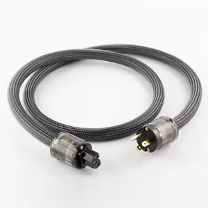 Cable de alimentación de audio de alta fidelidad 10 AWG OFC altavoz de cobre AMP fuente principal cable de alimentación de CA - Imagen 1 de 6