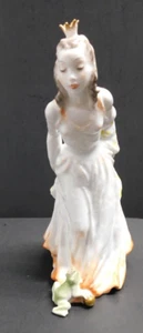 Vintage Rosenthal Porcelain Figurine Princess and Frog Signed 8.25" Tall - Picture 1 of 7