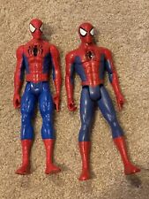 Marvel Lot Of 2 12 Inch Spider-Man Action Figures 2013 Hasbro