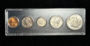 BU 1953-D “Mint Set” With Bugs Bunny Franklin Half Dollar (Clash At Nose) - Picture 1 of 5