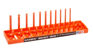 Bandeja organizadora de soporte de enchufe Hansen Global 1405 1/4" Dr. SAE - naranja - Imagen 1 de 1