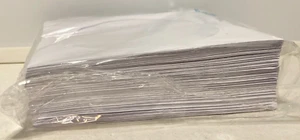 100 sobres multimedia de papel blanco para CD DVD con ventana transparente y pestaña con solapa 80 g - Imagen 1 de 5