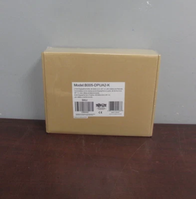 SEALED TRIPP-LITE 2 PORT DISPLAYPORT KVM MODEL: B005-DPUA2-K (31D) - Image 1 of 2