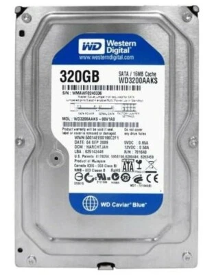 Western Digital 320GB WD3200AAKS 7200RPM SATA 3.5" Internal Desktop Hard Drive - Image 1 of 3