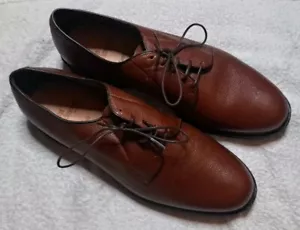 Zapatos de vestir Allen Edmonds Leeds 9551 marrón grano guijarro con cordones para hombre talla 10 C” - Imagen 1 de 8