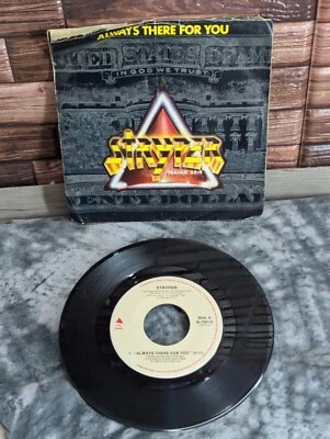 Stryper Always There For You/In God We Trust (45 RPM 1988 Enigma Record B-75019) - Image 1 of 4