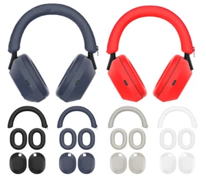 Soft Silicone Case Protective Headphone Cover Skin for SONY WH-1000XM6 XM6 - Picture 1 of 51