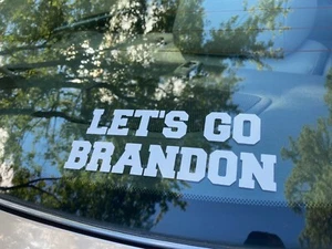 Let's Go Brandon FJB Joe Biden Sticker Bumper Vinyl Decal - Picture 1 of 3