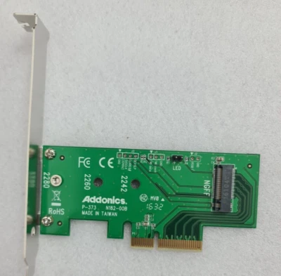 ADM2PX4 ADDONICS M2 PCie SSD PCie 3.0 4-lane Accs Adapter - Image 1 of 2