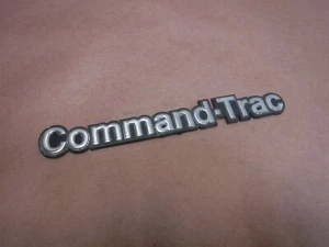 Jeep Cherokee XJ 84-94 Command-Trac Emblem Badge Name Plate OEM Free Shipping - Picture 1 of 3