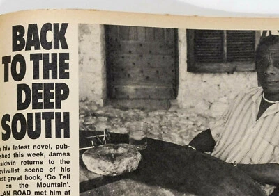 JAMES BALWIN interview Nice WILLIE CHRISTIE Flora Thompson MOUNTBATTEN magazine - Image 1 of 4