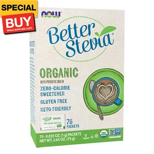 BetterStevia Organic Zero-Calorie Granulated Sweetener Packets, Keto Friendly, S - Picture 1 of 7