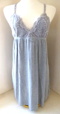 Camiseta sin mangas PJ Salvage Babydoll Cami para mujer grande Y2K gris hada grunge coqueta Foto 1 de 4