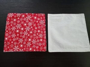 Jar Opener/Lid Gripper, Handmade, Red Snowflakes - Picture 1 of 1