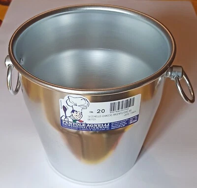 Pentole AGNELLI - Secchiello Ghiaccio Colore Argento Diametro cm 20 - Immagine 1 di 4