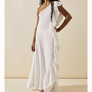 Free People FP Beach Elisa Maxi abito in avorio abito lungo boho taglia S prezzo consigliato £ 88 - Foto 1 di 8