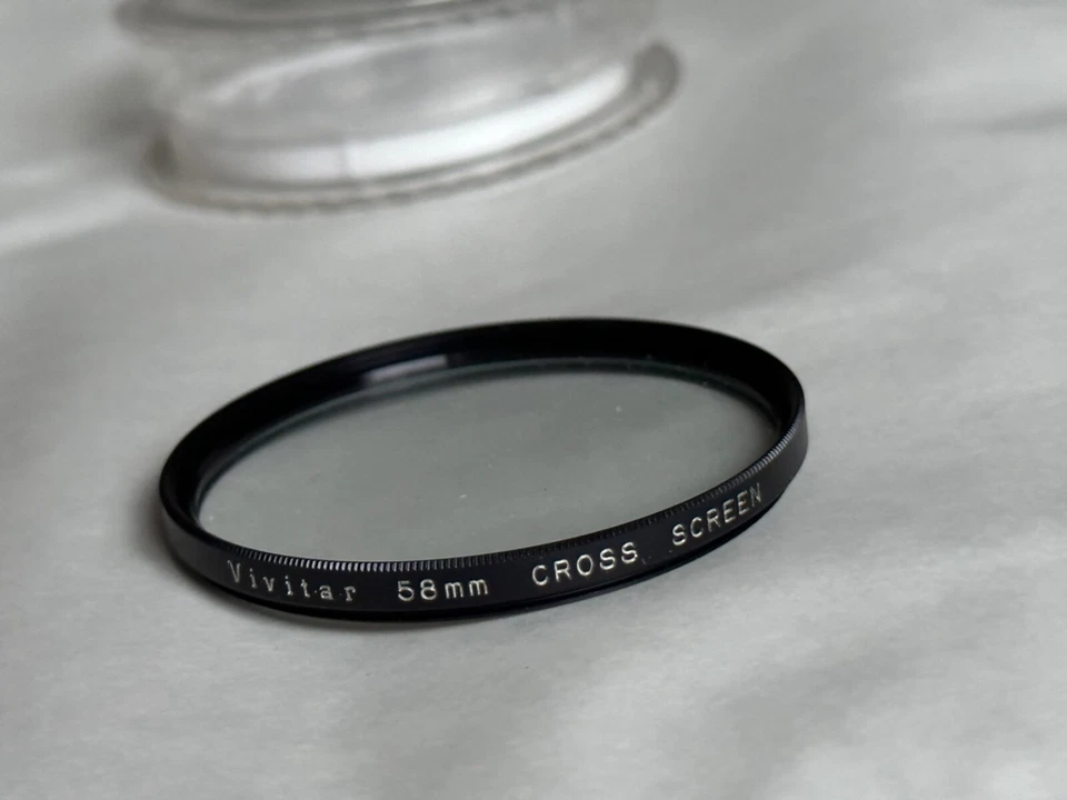 Vintage Vivitar 58mm Fit Cross Screen Filter - Image 1 of 1