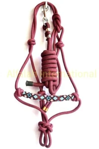 Menge 6 Nylon Cowboy Seil Halfter Pferd Tack Pferde Nasenband Abdeckung durch... - Bild 1 von 1