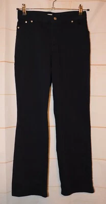 Girls Navy Blue Embroidered Circo Flat Front Khaki Pants Size 14 excellent - Image 1 of 3