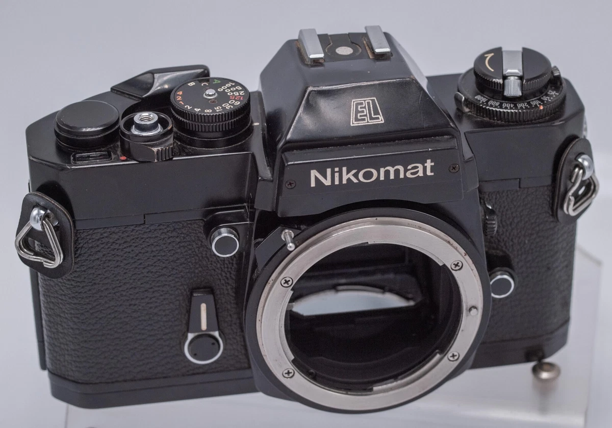 美品　NIKON Nikomat EL ブラック 　モルト新品交換済 C838 ニコマート EL ブラック