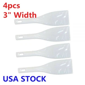 4pcs 3" Width Gallon Spatula Ink Scoop Silk Screen Printing Shovel Goop-USA - Picture 1 of 5