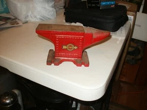 Vintage Prairie Tool Co A-1 Anvil w Shouldered Horn & Table Gunsmith, Jeweler - Picture 1 of 8