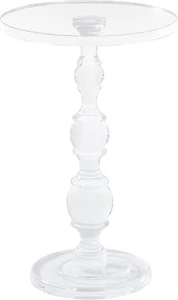 Acrylic Table,Round Table,13.75x13.75 inch, 21.6 inch high.… - Picture 1 of 12
