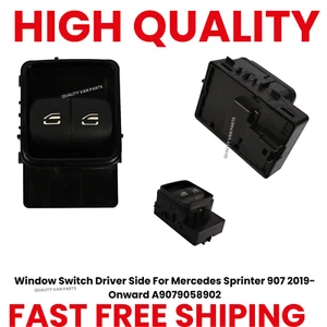 Window Switch Driver Side For Mercedes Sprinter w907/910 2019-Onward A9079058902 - Picture 1 of 2