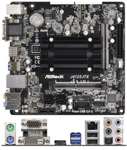ASRock J4125-ITX (Intel Celeron J4125 4x2.0Ghz, 1x PCIe x1, 7.1 Audio) (LÜF - Bild 1 von 1