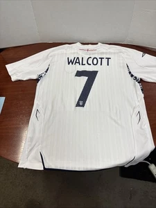 2007/09 England Team #7 Walcott Umbro Vintage Soccer Jersey Football XL - Picture 1 of 12
