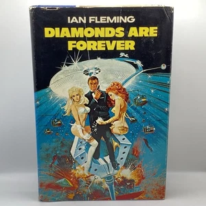 1956 Vintage James Bond Novel “Diamonds are Forever” Dust Jacket, BCE - Picture 1 of 21
