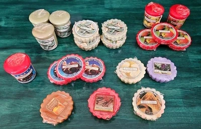 Lot Of Yankee Candle Scented Wax Tarts Wax Melts Candles Christmas Fall - Image 1 of 4