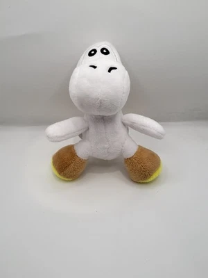 Chaveiro/cabide mochila de pelúcia Super Mario Yoshi mascote 6 polegadas (branco) - Imagem 1 de 2