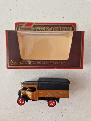 Matchbox Models of Yesteryear Y-27 1922 Foden Steam Lorry Tate & Lyle's Sugar - Image 1 of 4